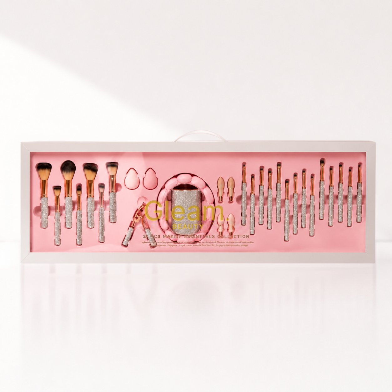 Box Makeup "Rose Argent" 31 pièces