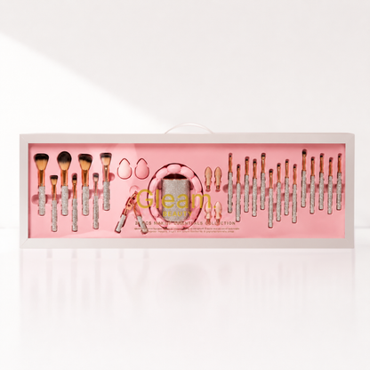 Box Makeup "Rose Argent" 31 pièces