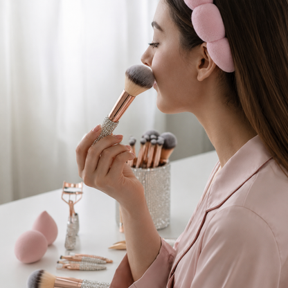 Box Makeup "Rose Argent" 31 pièces